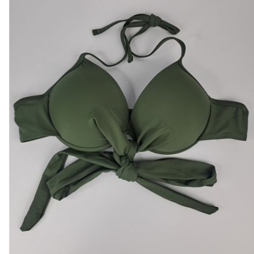 Nightee Nine - Olive Green Elegant Push Up Bikini Set