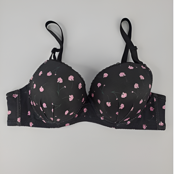 Nightee Nine - Pretty Printed Padded Bra and Panty Set