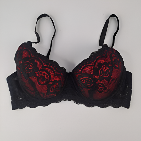 Nightee Nine - Spicy Red Padded Bra and Panty Set